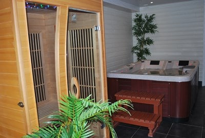 Notre espace détente avec sauna et hammam
